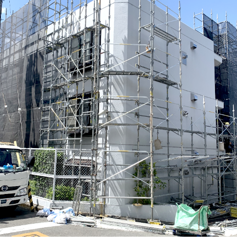 実績１ マンション仮設足場2
